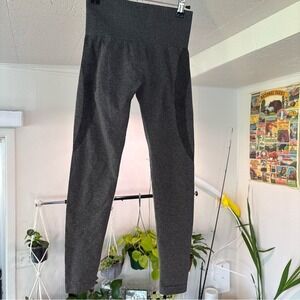 NVGTN Leggings Charcoal Gray‎ Seamless High Waist Gym Activewear Women's